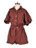 Free People Solid Brown Romper Size XS - photo 1
