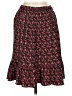 Black Tape_ 100% Polyester Print Red Casual Skirt Size S - photo 1