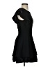 Crystal Sky Solid Black Cocktail Dress Size S - photo 4