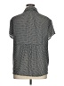 Everleigh 100% Polyester Polka Dots Black Short Sleeve Blouse Size XL - photo 2