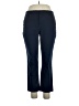 JM Collection Solid Blue Casual Pants Size 14 - photo 1