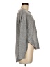 Bar III Gray Long Sleeve Top Size M - photo 4