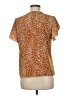 Shein Brown Short Sleeve Blouse Size 6 - photo 2