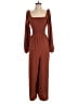 Unbranded 100% Polyester Brown Jumpsuit Size S - photo 1