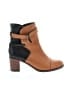 Samantha Pleet 100% Leather Brown Orange Ankle Boots Size 8 1/2 - photo 1