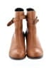 Samantha Pleet 100% Leather Brown Orange Ankle Boots Size 8 1/2 - photo 2