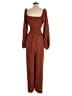 Unbranded 100% Polyester Brown Jumpsuit Size S - photo 2
