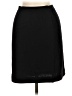 St. John Solid Black Casual Skirt Size 6 - photo 2