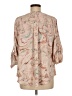 Torrid 100% Polyester Tan 3/4 Sleeve Blouse Size Med Plus (00) - photo 2