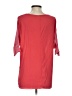 Alya Red 3/4 Sleeve Top Size S - photo 2