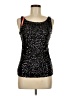 Assorted Brands 100% Polyester Black Sleeveless Top Size M - photo 1