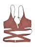 Shein Solid Brown Swimsuit Top Size XS - photo 1