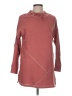 Soft Surroundings 100% Cotton Burgundy Pink Pullover Sweater Size M - photo 1