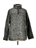 Dylan 100% Polyester Tweed Gray Pullover Sweater Size L - photo 1