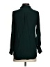 J.Crew 100% Silk Green Long Sleeve Silk Top Size 00 - photo 2