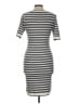Codigo Stripes Gray Ivory Casual Dress Size L - photo 2