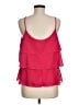 Amadi 100% Polyester Red Sleeveless Blouse Size M - photo 2