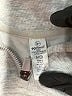 90 Degree by Reflex Solid Ivory Gray Pullover Sweater Size 10 - photo 3