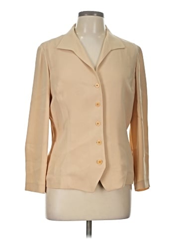 Dana Buchman Silk Blazer (view 1)