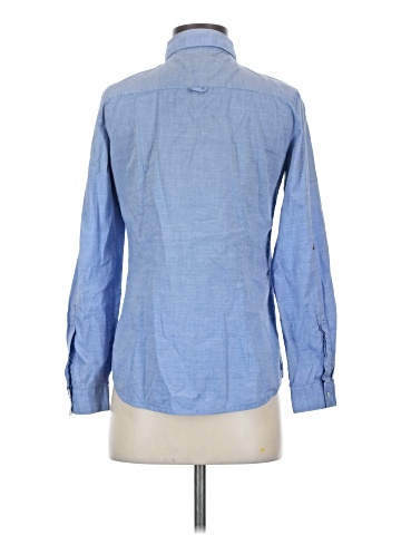 Zara Basic Long Sleeve Button-Down Shirt (view 2)
