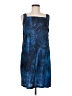 DKNY Graphic Blue Cocktail Dress Size 8 - photo 1