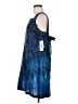 DKNY Graphic Blue Cocktail Dress Size 8 - photo 5