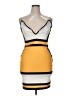 Fancy Qube Color Block Yellow Cocktail Dress Size XL - photo 1
