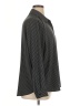 MICHAEL Michael Kors 100% Polyester Stripes Black Gray Long Sleeve Blouse Size XL - photo 4