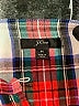 J.Crew Plaid Red 3/4 Sleeve Blouse Size M - photo 7