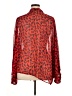Colleen Lopez 100% Polyester Animal Print Red Long Sleeve Blouse Size 1X - photo 2