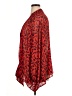 Colleen Lopez 100% Polyester Animal Print Red Long Sleeve Blouse Size 1X - photo 5