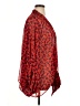 Colleen Lopez 100% Polyester Animal Print Red Long Sleeve Blouse Size 1X - photo 4