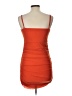 Shein 100% Polyester Orange Cocktail Dress Size L - photo 2