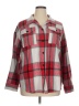 Trendy Queen 100% Polyester Plaid Red 3/4 Sleeve Blouse Size XL - photo 1
