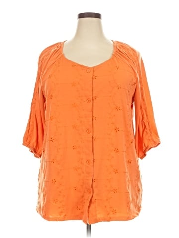 French Laundry 3/4 Sleeve Blouse (view 1)