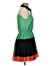 Gracia 100% Polyester Color Block Green Cocktail Dress Size S - photo 4