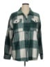 Trendy Queen Plaid Green Long Sleeve Button-Down Shirt Size XL - photo 1