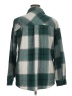 Trendy Queen Plaid Green Long Sleeve Button-Down Shirt Size XL - photo 2