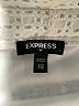 Express Outlet 100% Cotton Ivory Short Sleeve Blouse Size XXS - photo 7