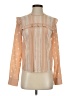 Veronica Beard 100% Silk Orange Long Sleeve Silk Top Size 0 - photo 1