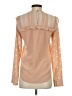 Veronica Beard 100% Silk Orange Long Sleeve Silk Top Size 0 - photo 2