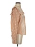 Veronica Beard 100% Silk Orange Long Sleeve Silk Top Size 0 - photo 4