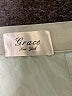 Grace 100% Silk Solid Green Silk Skirt Size L (estimated) - photo 4