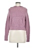 Sugar Moon 100% Polyester Pink Turtleneck Sweater Size M - photo 1