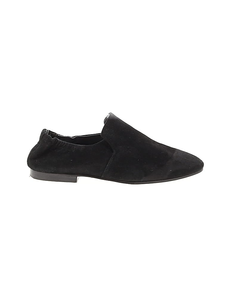 Pre-owned Via Spiga Flats In Black