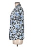 NY Collection Blue Short Sleeve Blouse Size M - photo 5