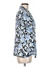NY Collection Blue Short Sleeve Blouse Size M - photo 4