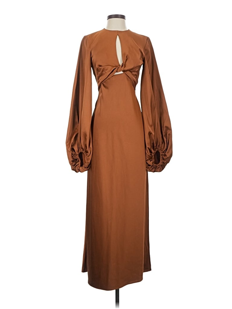 Pre-owned Significant Other Cocktail Dress In Brown