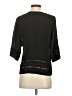 Scotch & Soda 100% Polyester Black 3/4 Sleeve Blouse Size P (petite) - photo 2