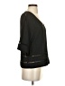 Scotch & Soda 100% Polyester Black 3/4 Sleeve Blouse Size P (petite) - photo 4
